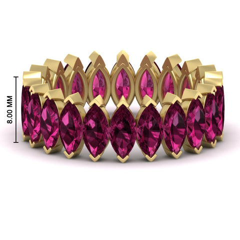 10-carat-marquise-pink-sapphire-eternity-ring-in-yellow-gold-FDEWB11257MQGSADRPI-10.00CT-NL-YG