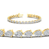 Load image into Gallery viewer, 10-carat-pear-shape-diamond-tennis-bracelet-in-yellow-gold-FDBRC11577angle2-nl-yg.jpg?v=1776416320