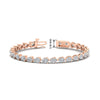 Load image into Gallery viewer, 10-carat-pear-shape-east-west-diamond-tennis-bracelet-in-rose-gold-FDBRC11577-nl-rg-hw.jpg?v=1776415128