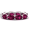 Load image into Gallery viewer, 10-carat-pink-sapphire-eternity-wedding-band-oval-shape-in-white-gold-FDEWB8425OVGSADRPI-10.00CT-NL-WG-HW