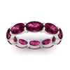 Load image into Gallery viewer, 10-carat-pink-sapphire-eternity-wedding-band-oval-shape-in-white-gold-FDEWB8425OVGSADRPIANGLE5-10.00CT-NL-WG