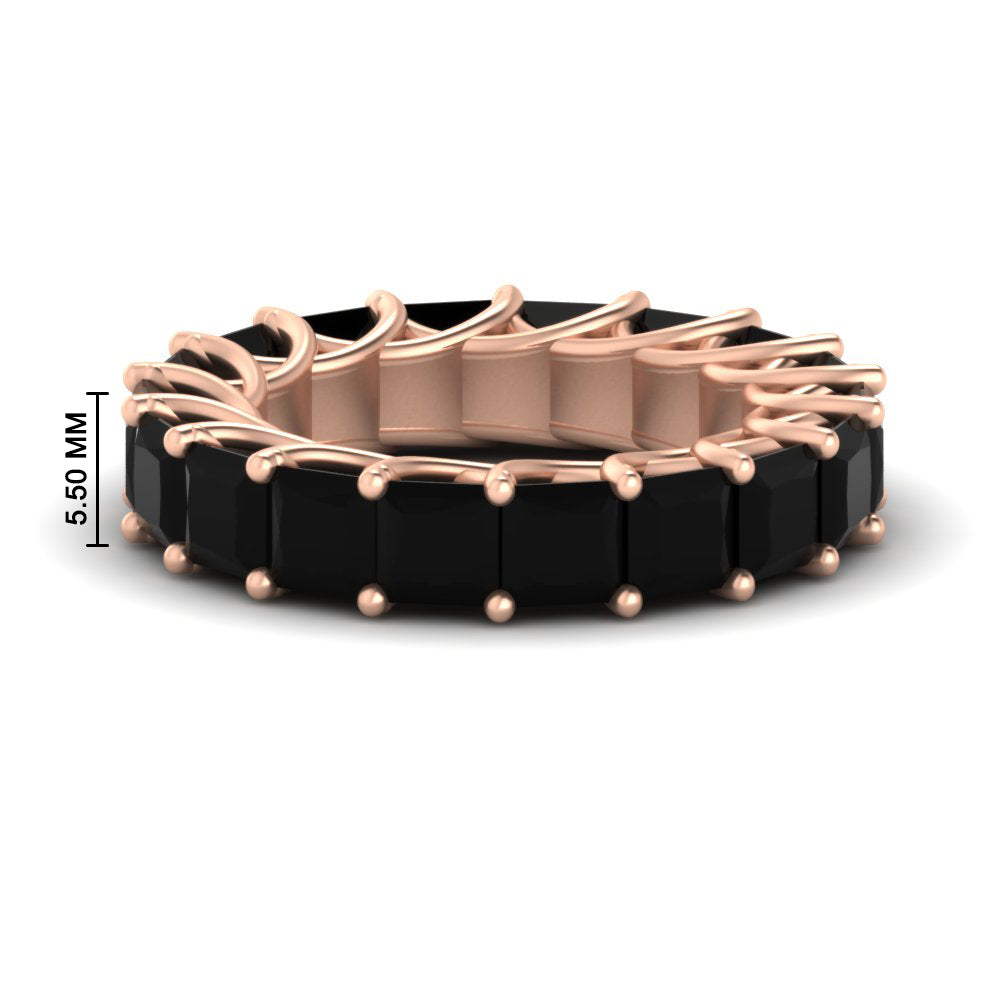 10 Carat Princess Cut Eternity Ring Band