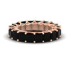 Load image into Gallery viewer, 10-carat-princess-cut-black-onyx-eternity-ring-band-in-rose-gold-FD10203PRBGBLACK-10.00CT-NL-RG.jpg