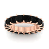 Load image into Gallery viewer, 10-carat-princess-cut-black-onyx-eternity-ring-band-in-rose-gold-FD10203PRBGBLACKANGLE5-10.00CT-NL-RG.jpg