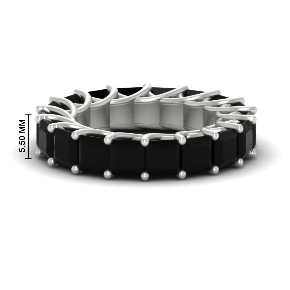 10 Carat Princess Cut Eternity Ring Band