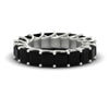 Load image into Gallery viewer, 10-carat-princess-cut-black-onyx-eternity-ring-band-in-white-gold-FD10203PRBGBLACK-10.00CT-NL-WG.jpg