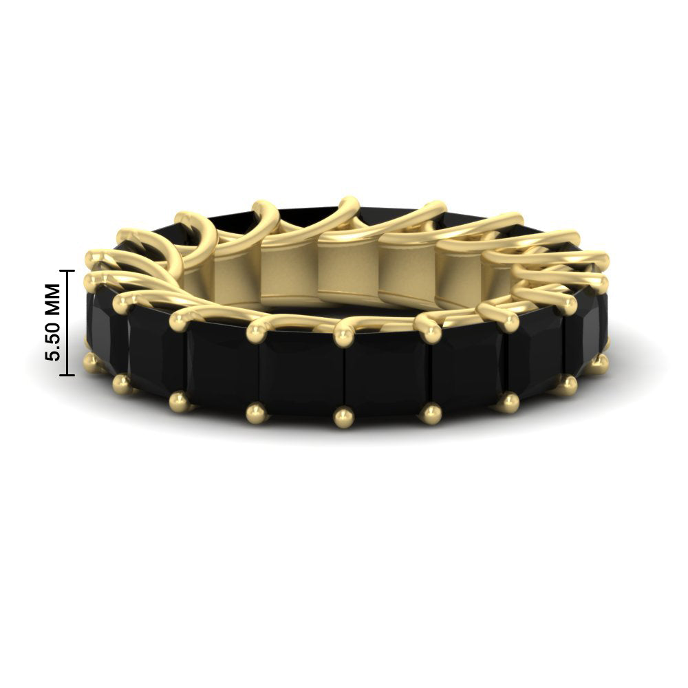10 Carat Princess Cut Eternity Ring Band