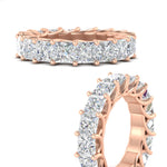 Load image into Gallery viewer, 10 Carat Princess Cut Eternity Ring Band
