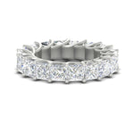 Load image into Gallery viewer, 10 Carat Princess Cut Eternity Ring Band
