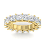 Load image into Gallery viewer, 10 Carat Princess Cut Eternity Ring Band
