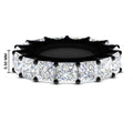 Thumbnail 206 - 10-carat-princess-cut-diamond-eternity-wedding-band-in-black-gold-FD10247PRB-10.00CT-NL-BG-HW