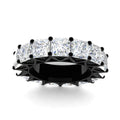 Thumbnail 207 - 10-carat-princess-cut-diamond-eternity-wedding-band-in-black-gold-FD10247PRBANGLE5-10.00CT-NL-BG