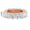 Thumbnail 148 - 10-carat-princess-cut-diamond-eternity-wedding-band-in-rose-gold-FD10247PRB-10.00CT-NL-RG-HW