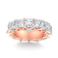 Thumbnail 149 - 10-carat-princess-cut-diamond-eternity-wedding-band-in-rose-gold-FD10247PRBANGLE5-10.00CT-NL-RG