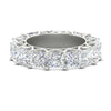 Load image into Gallery viewer, 10-carat-princess-cut-diamond-eternity-wedding-band-in-white-gold-FD10247PRB-10.00CT-NL-WG