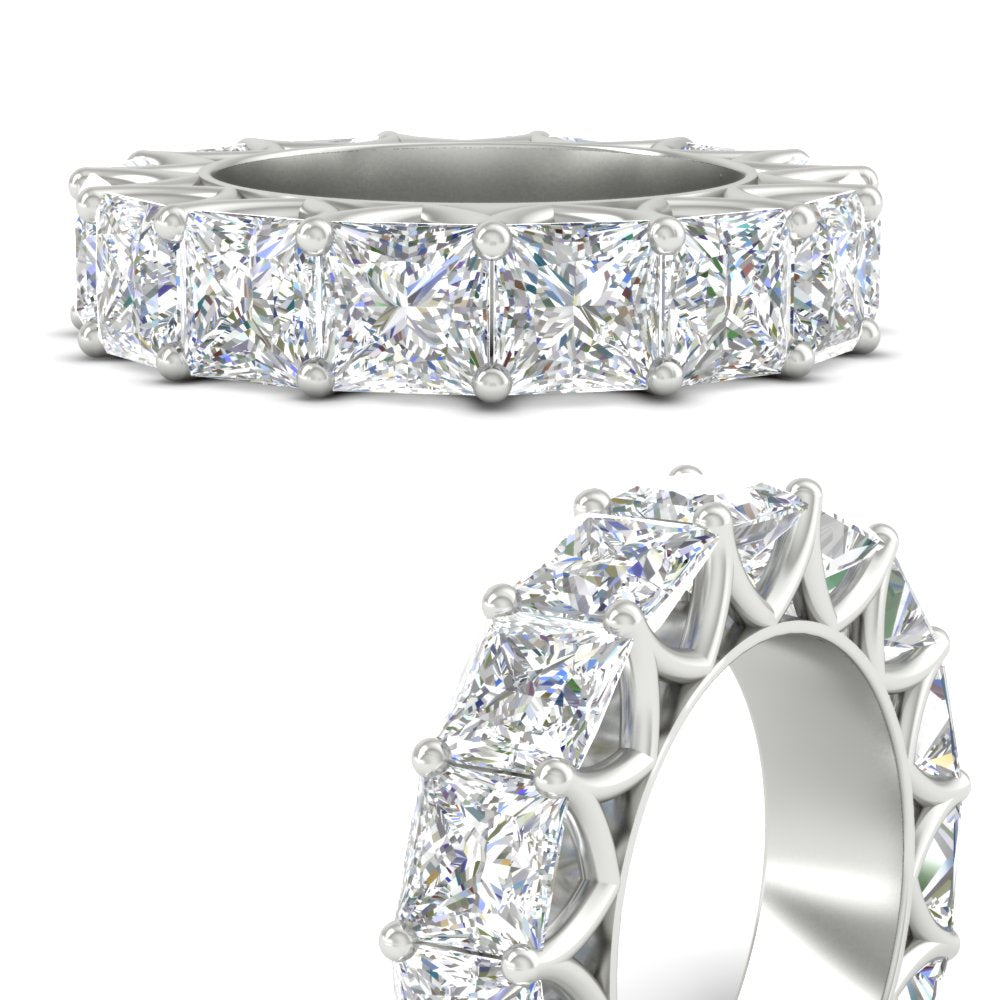 10-carat-princess-cut-diamond-eternity-wedding-band-in-white-gold-FD10247PRBANGLE3-10.00CT-NL-WG