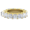 Load image into Gallery viewer, 10-carat-princess-cut-diamond-eternity-wedding-band-in-yellow-gold-FD10247PRB-10.00CT-NL-YG-HW