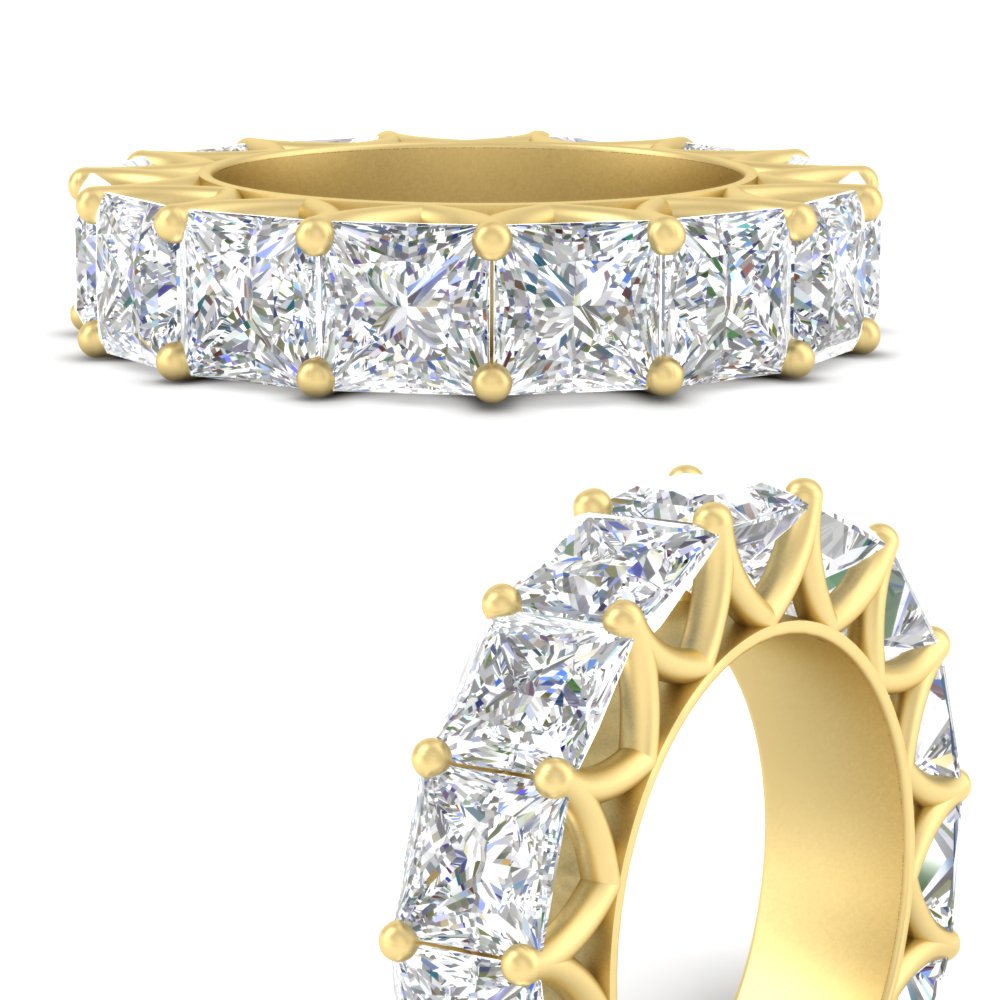 10-carat-princess-cut-diamond-eternity-wedding-band-in-yellow-gold-FD10247PRBANGLE3-10.00CT-NL-YG