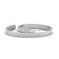 Thumbnail 26 - Princess Cut Half Bezel Tennis Bracelet