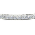 Thumbnail 27 - Princess Cut Half Bezel Tennis Bracelet