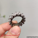 Load image into Gallery viewer, 10-carat-princess-cut-eternity-black-lab-diamond-band-fd10247pr-10-00-ct-bg-2
