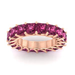 Load image into Gallery viewer, 10 Carat Princess Cut Eternity Ring Band
