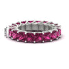 Load image into Gallery viewer, 10-carat-princess-cut-pink-sapphire-eternity-ring-band-in-white-gold-FD10203PRBGSADRPI-10.00CT-NL-WG-HW.jpg
