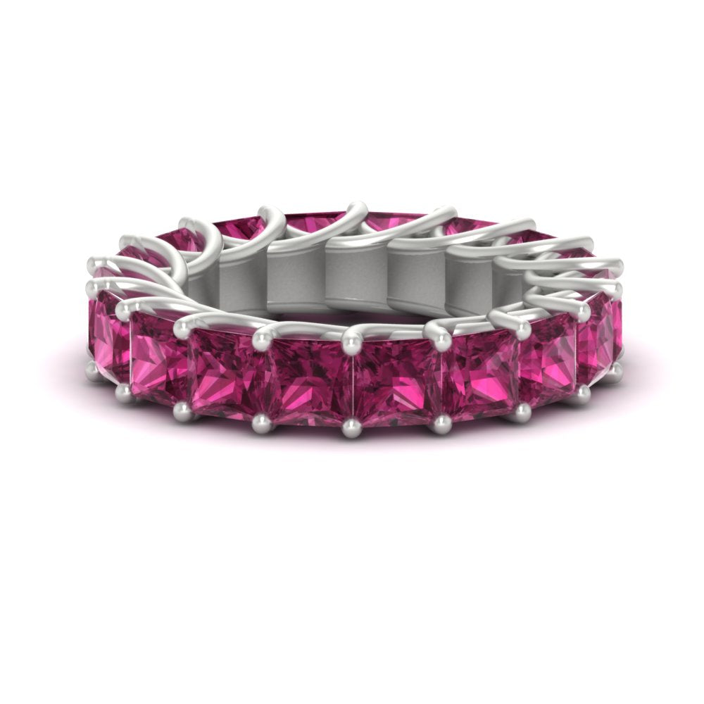 10 Carat Princess Cut Eternity Ring Band