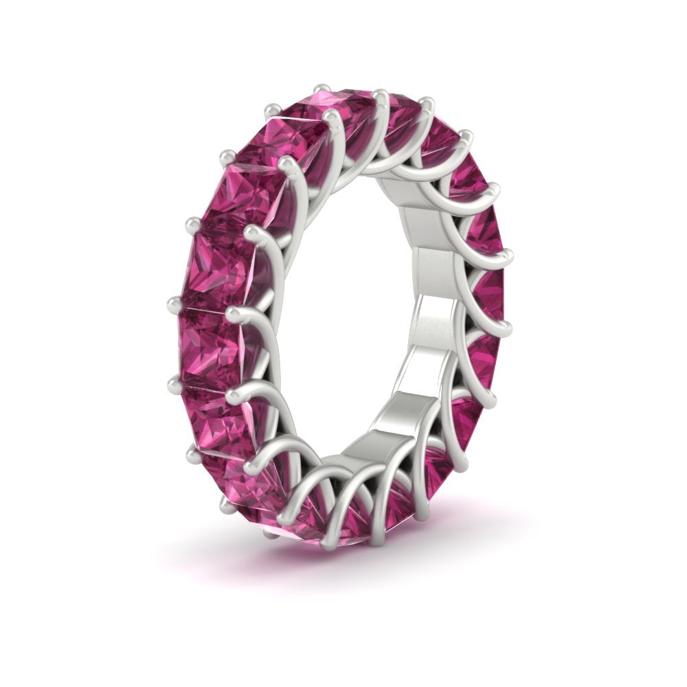 10 Carat Princess Cut Eternity Ring Band