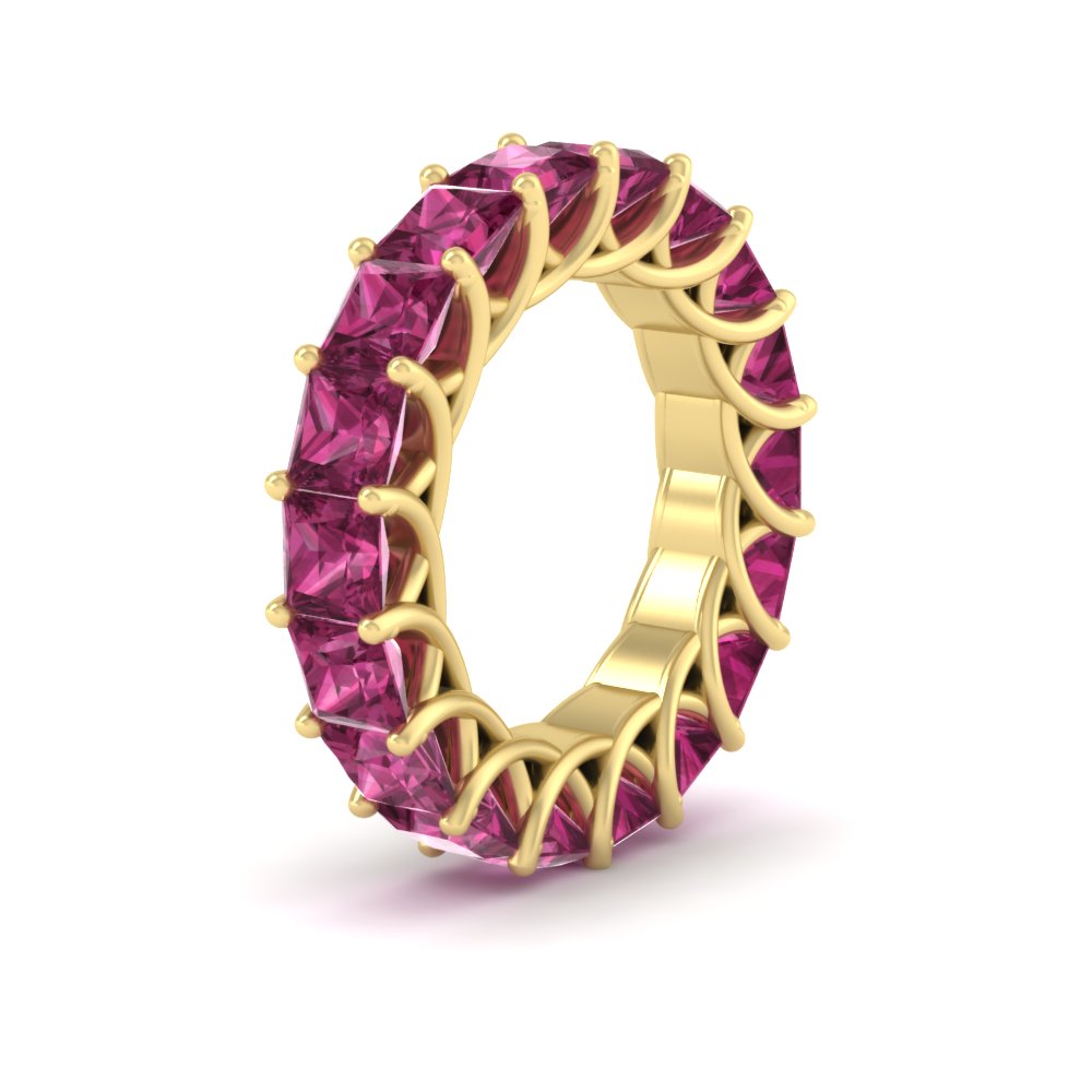 10 Carat Princess Cut Eternity Ring Band