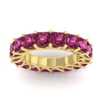 Load image into Gallery viewer, 10 Carat Princess Cut Eternity Ring Band
