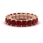 Load image into Gallery viewer, 10 Carat Princess Cut Eternity Ring Band
