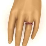 Load image into Gallery viewer, 10 Carat Princess Cut Eternity Ring Band
