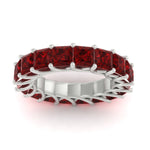 Load image into Gallery viewer, 10 Carat Princess Cut Eternity Ring Band
