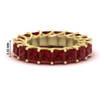 Load image into Gallery viewer, 10 Carat Princess Cut Eternity Ring Band
