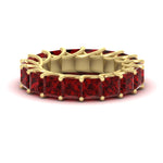 Load image into Gallery viewer, 10 Carat Princess Cut Eternity Ring Band
