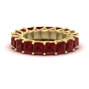 10 Carat Princess Cut Eternity Ring Band