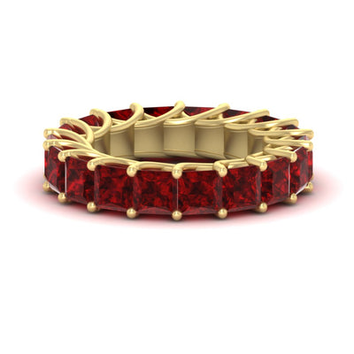 10 Carat Princess Cut Eternity Ring Band