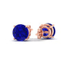 Load image into Gallery viewer, 10-carat-round-sapphire-stud-earring-for-women-in-rose-gold-fdear10411rogsablangle4-10.00ct-nl-rg_655e0349-561a-40e2-9544-7f2c946c47ed.jpg?v=1765339402