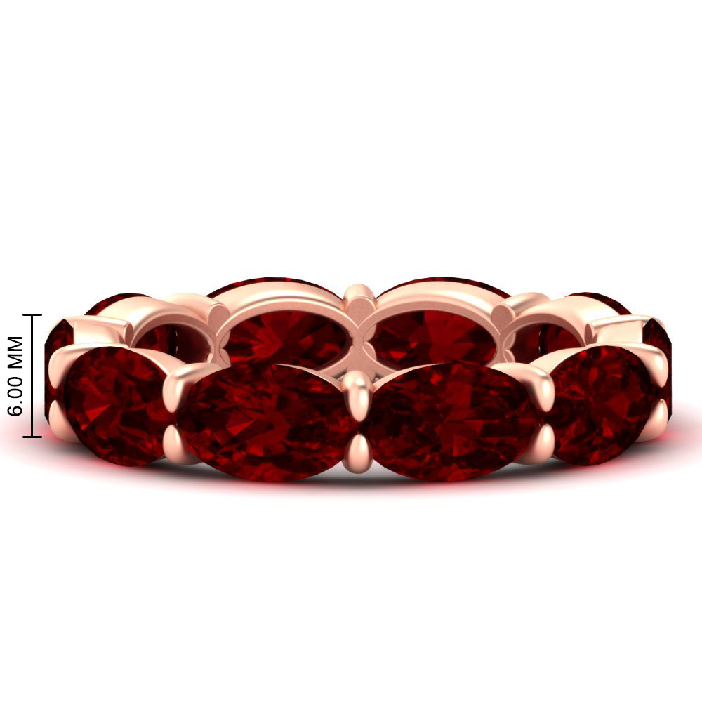 10-carat-ruby-eternity-wedding-band-oval-shape-in-rose-gold-FDEWB8425OVGRUDR-10.00CT-NL-RG-HW
