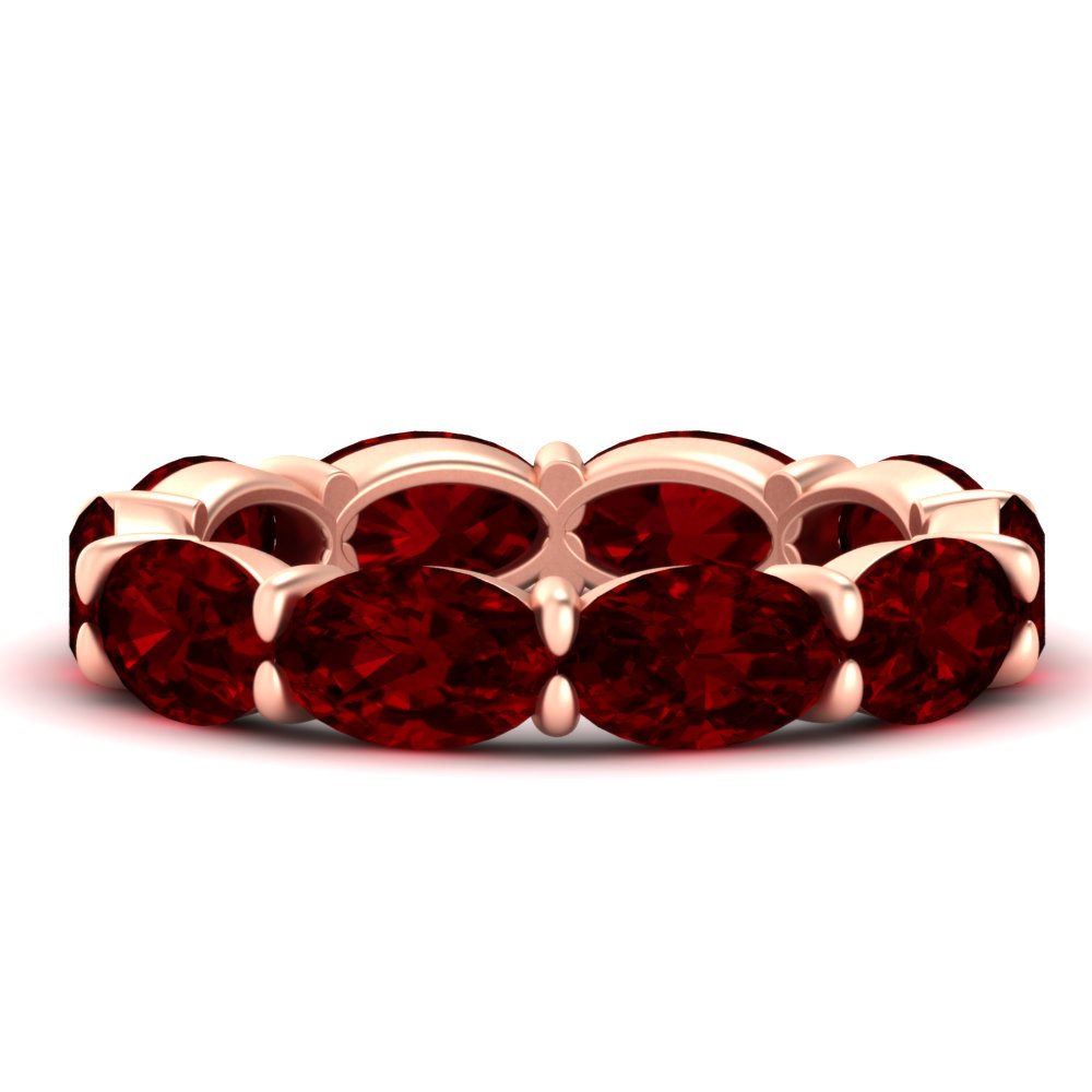 10-carat-ruby-eternity-wedding-band-oval-shape-in-rose-gold-FDEWB8425OVGRUDR-10.00CT-NL-RG