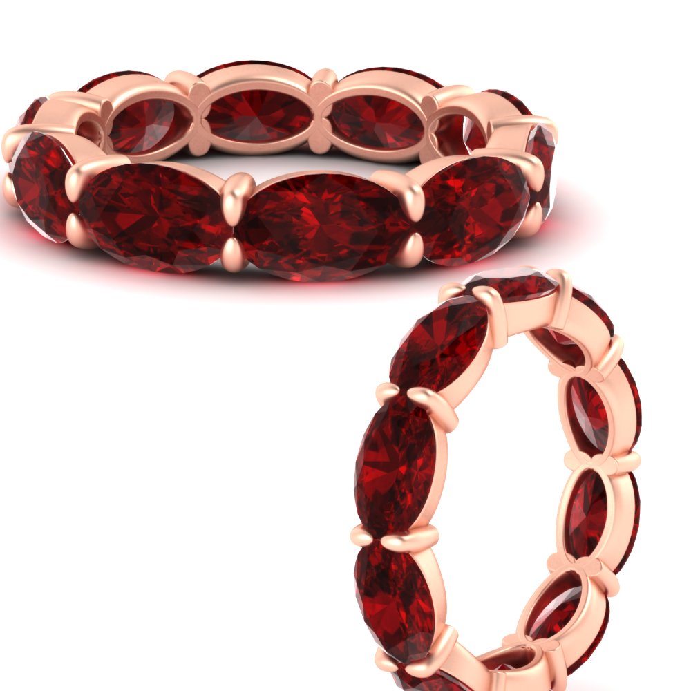 10-carat-ruby-eternity-wedding-band-oval-shape-in-rose-gold-FDEWB8425OVGRUDRANGLE3-10.00CT-NL-RG