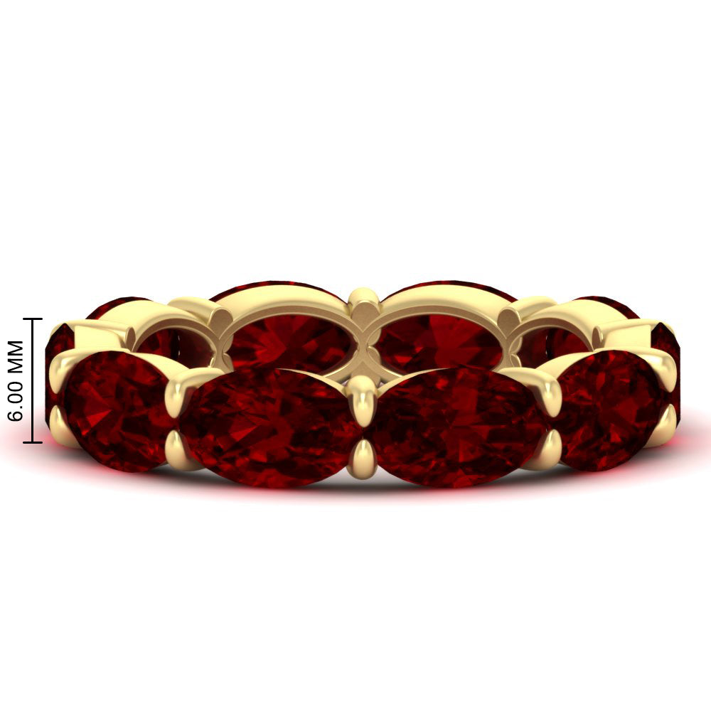 10-carat-ruby-eternity-wedding-band-oval-shape-in-yellow-gold-FDEWB8425OVGRUDR-10.00CT-NL-YG-HW