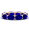Load image into Gallery viewer, 10-carat-sapphire-eternity-wedding-band-oval-shape-in-rose-gold-FDEWB8425OVGSABL-10.00CT-NL-RG