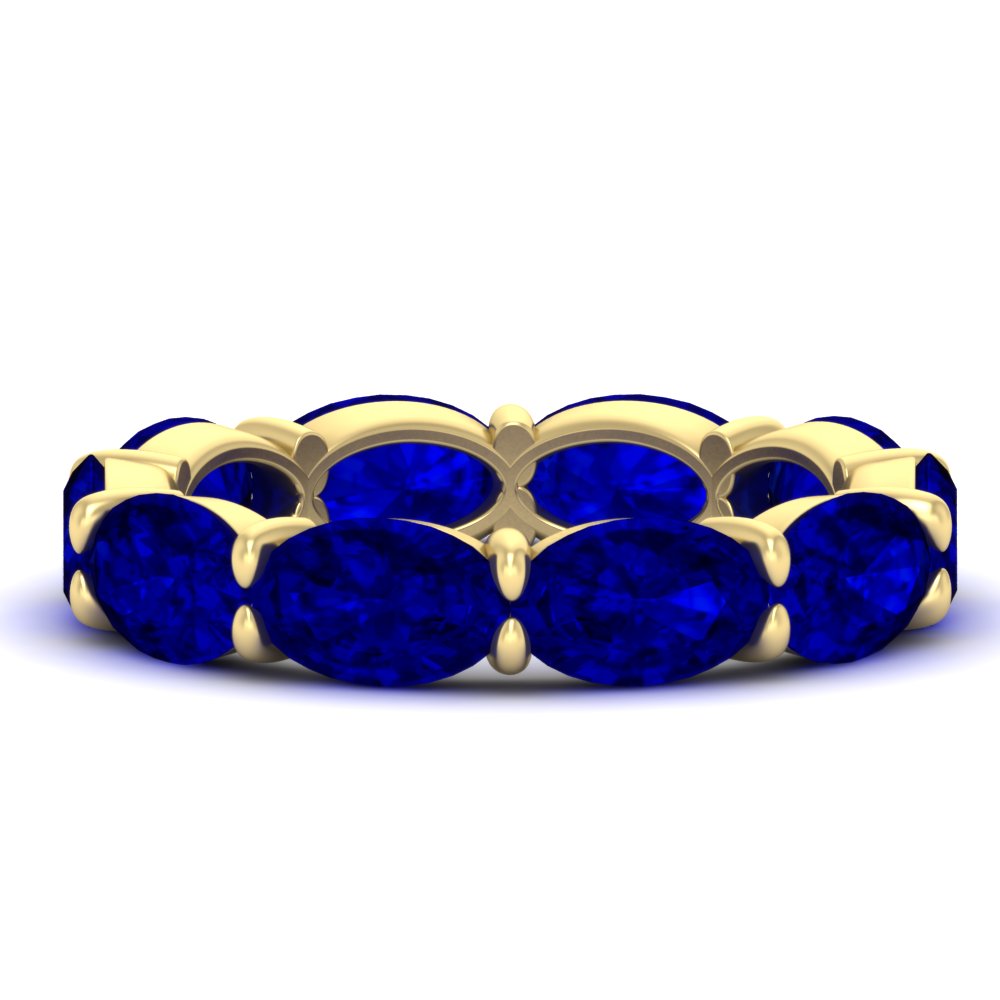 10-carat-sapphire-eternity-wedding-band-oval-shape-in-yellow-gold-FDEWB8425OVGSABL-10.00CT-NL-YG