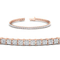 Thumbnail 8 - 10-ct-princess-cut-diamond-tennis-bracelet