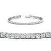 Load image into Gallery viewer, 10-ct-princess-cut-diamond-tennis-bracelet-in-white-gold-FDBRC10450PRANGLE2-10.00CT-NL-WG_8580a8cb-c3a5-4fea-b1fe-80a2d536e4ba