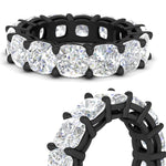 Load image into Gallery viewer, 10-ct.-cushion-cut-diamond-eternity-wedding-band-in-black-gold-FDEWB9296CUANGLE3-10.00CT-NL-BG
