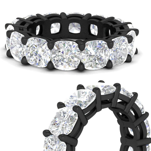 10-ct.-cushion-cut-diamond-eternity-wedding-band-in-black-gold-FDEWB9296CUANGLE3-10.00CT-NL-BG