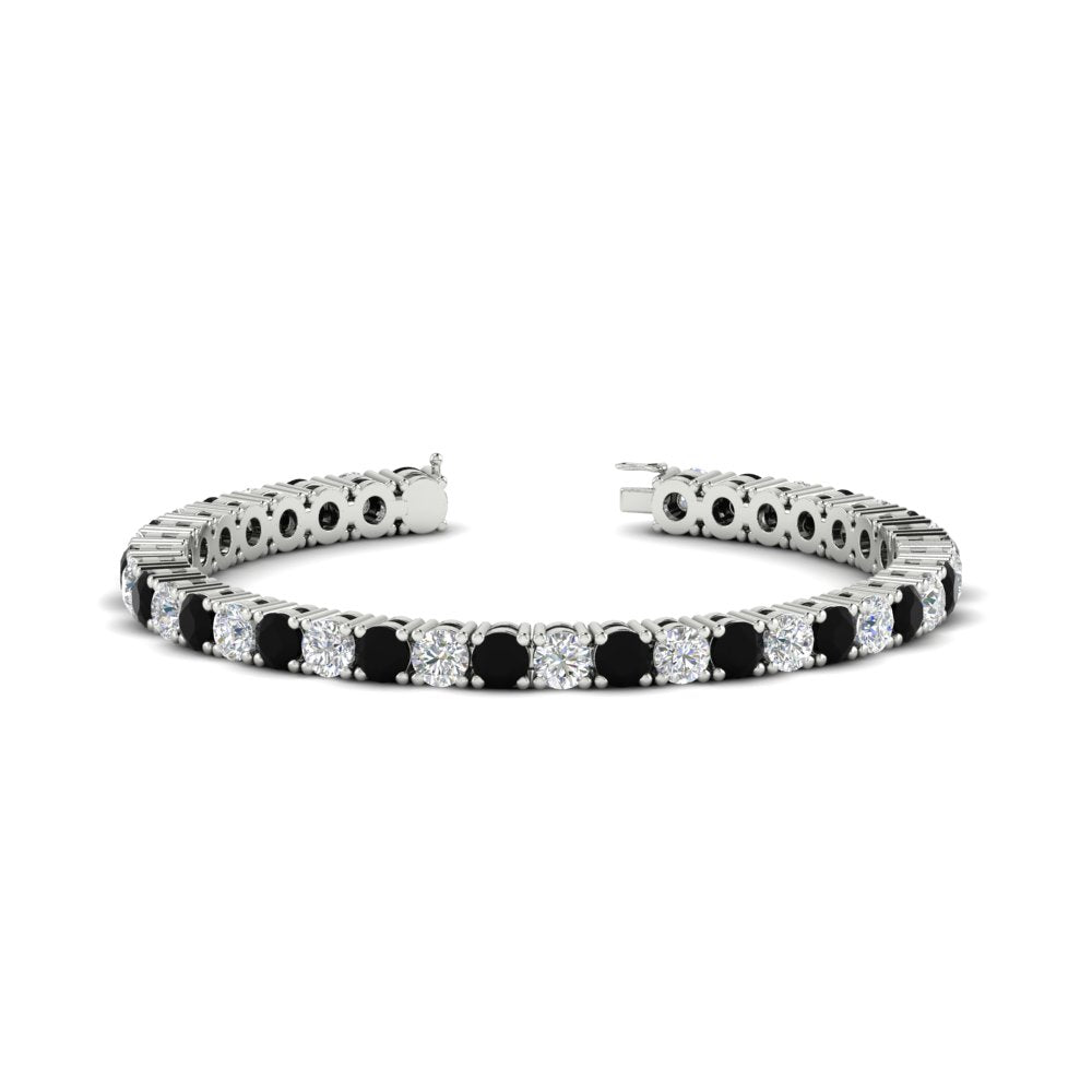 10-ct.-diamond-tennis-bracelet-with-black-diamond-in-white-gold-FDBRC8635ROGBLACK-10.00_20CT-NL-WG